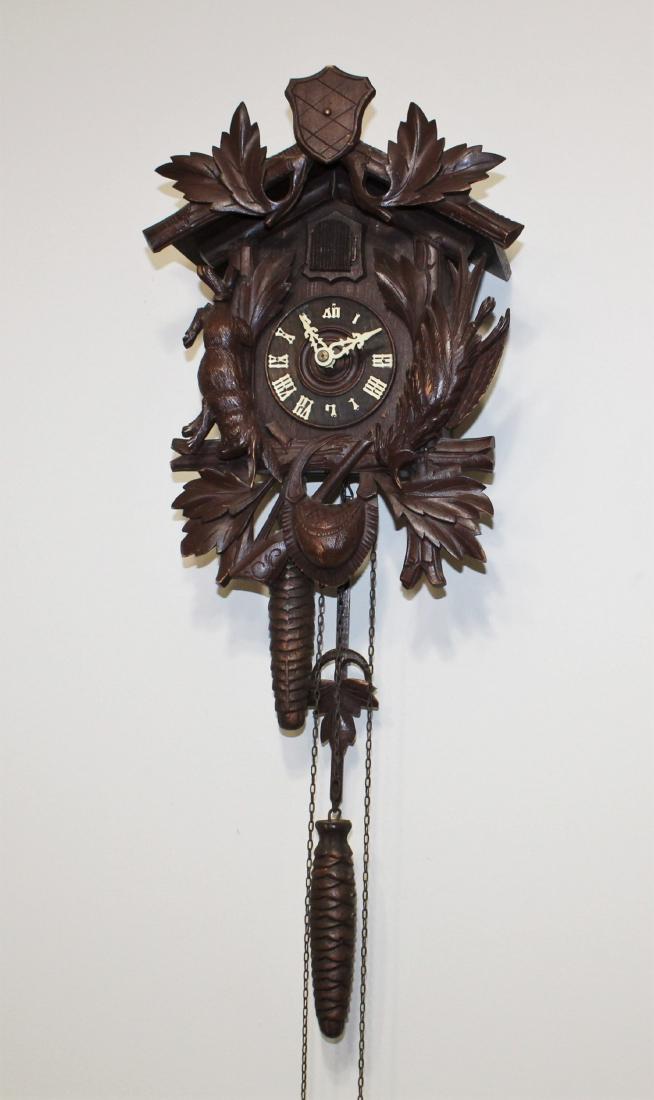 Vintage Hubert Herr Cuckoo Clock Made In Germany (1 of 3)