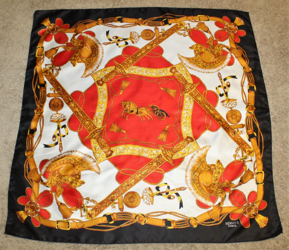 HERMES Paris Silk Scarf (1 of 3)