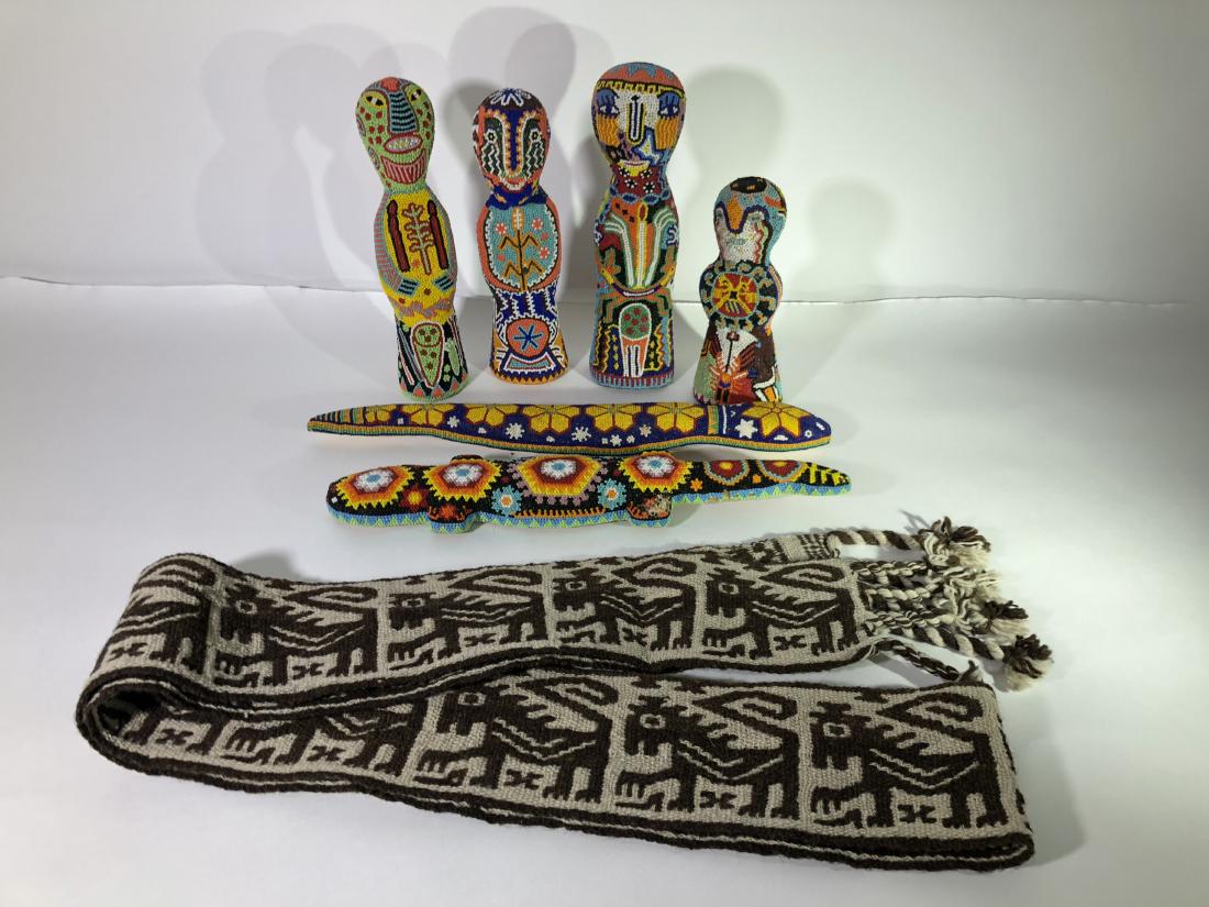 7 Huichol beaded items (1 of 5)