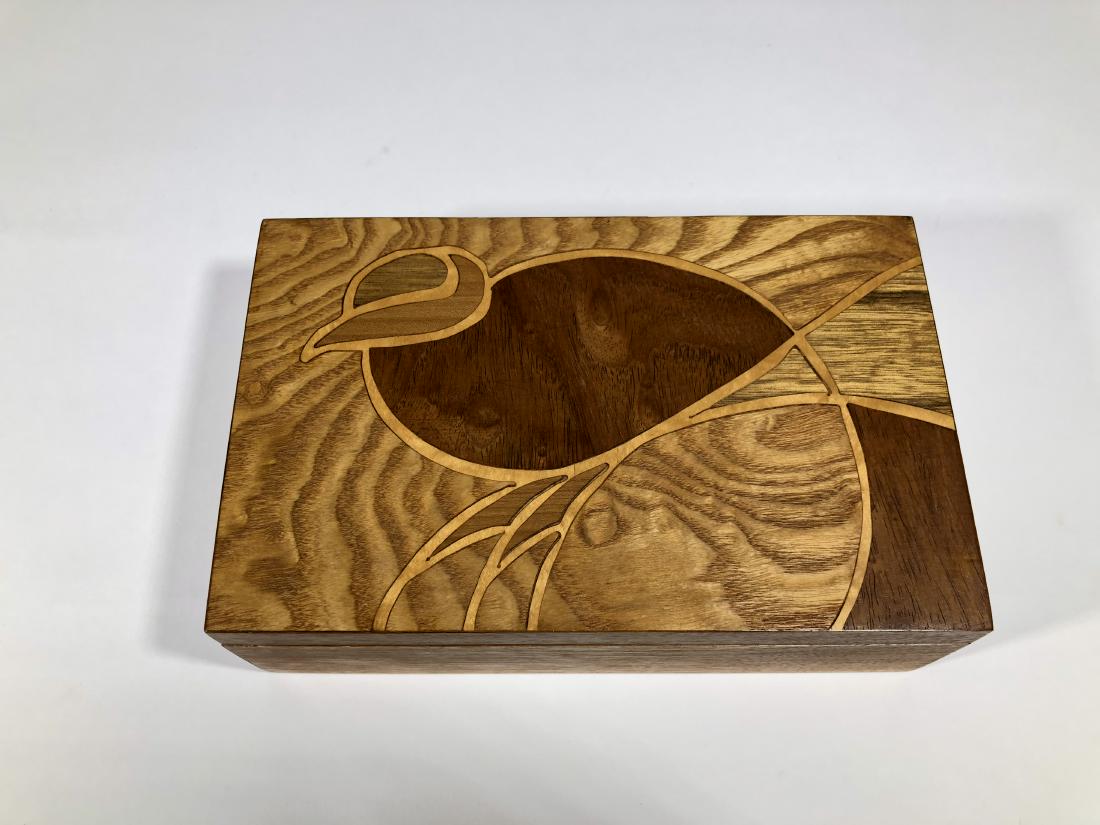 Handmade Albert Rosenblatt Wood Inlay Box (1 of 4)