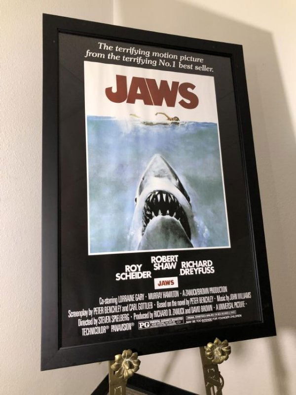 "Jaws" framed - 'The Original Movie' - Poster (1 of 2)
