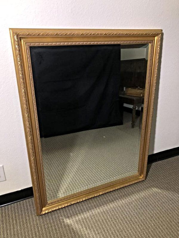 New Large Ornate Gold Framed Mirror (1 of 2)