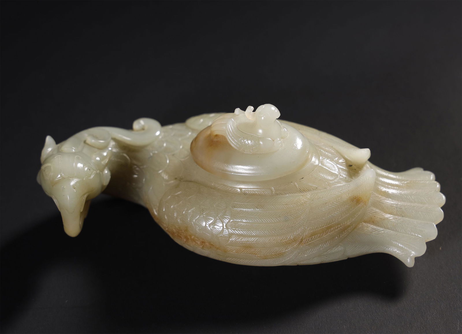 Qing Dynasity, Jade Phoenix Ornament (1 of 8)