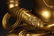 Qing Kangxi, Gilt Bronze Buddha Statue - 5