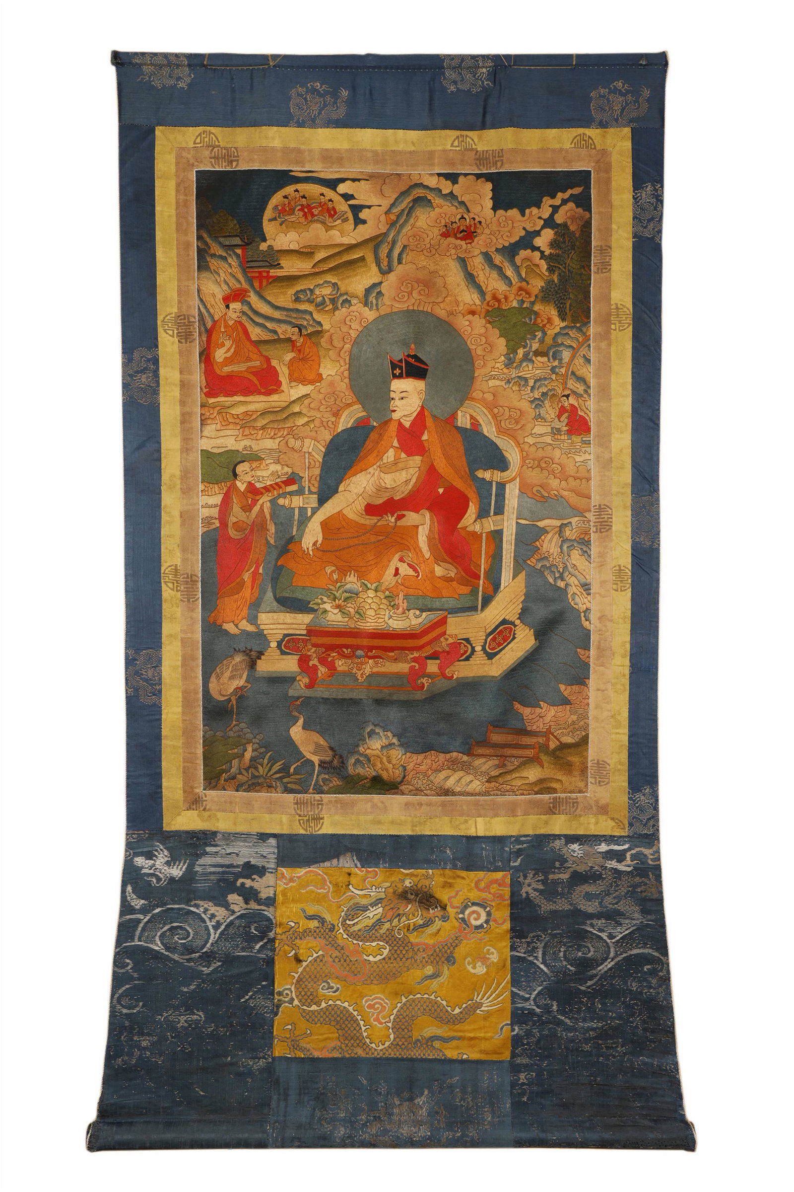 Qing Dynasty, Thangka in Silk (1 of 11)