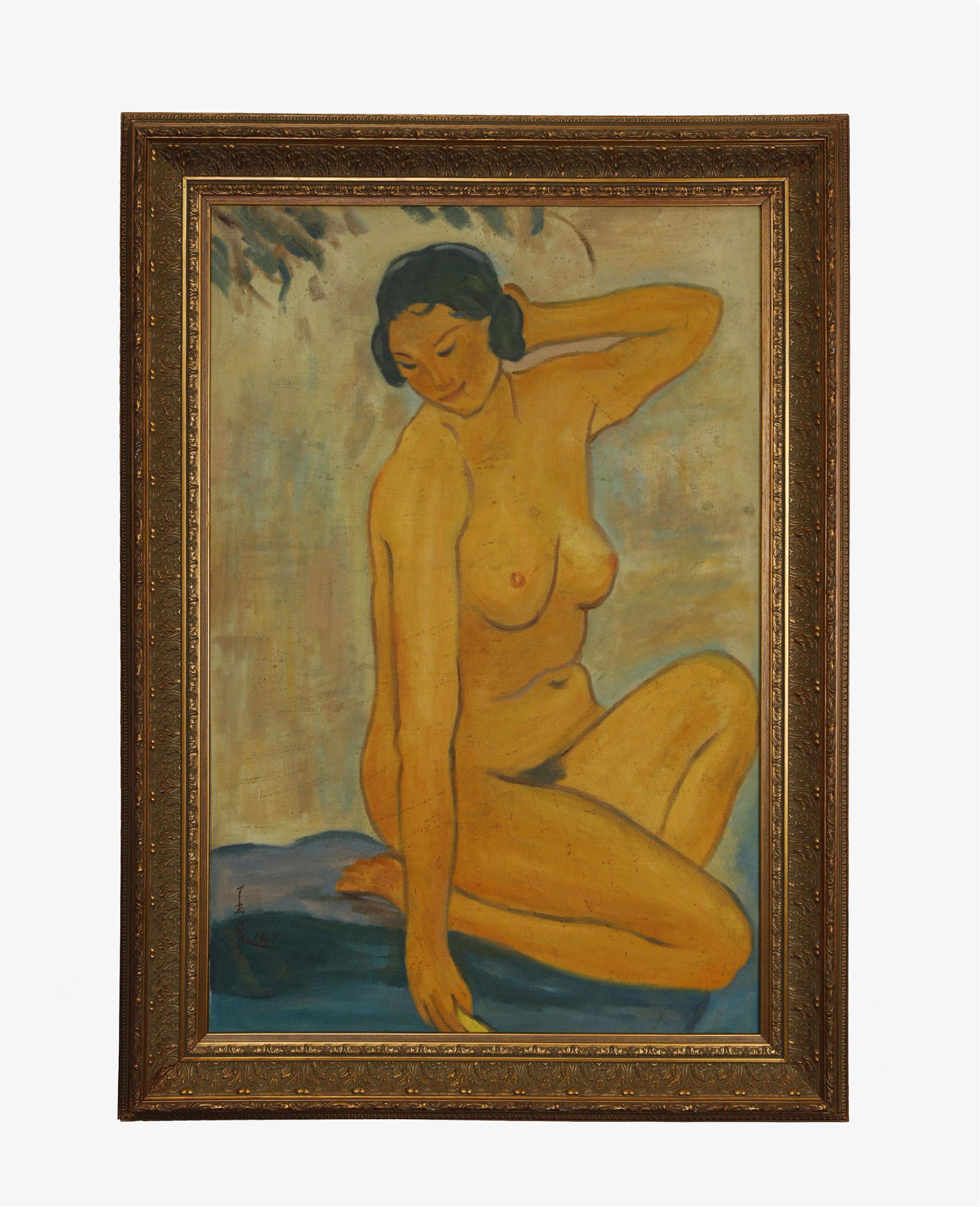 Pan Yuliang, Oil Painting Naked Lady (1 of 9)