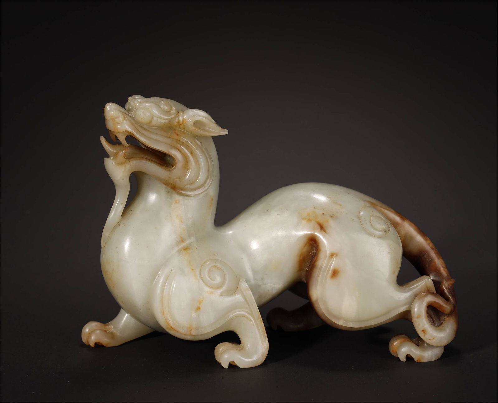 Qing, Hetian Jade Beast Ornament (1 of 7)
