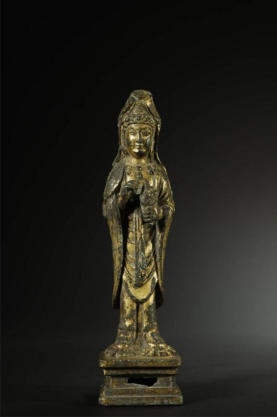 Liao Dynasty, Gilt Bronze Kuan Yin (1 of 10)