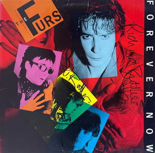 The Furs: Richard Butler and Tim Butler Signed "Forever: The Furs: Richard Butler and Tim Butler Signed "Forever Now" Album Cover (Beckett/BAS Guaranteed)