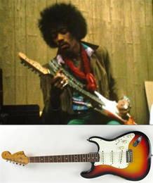 Jimi Hendrix Personally Owned & Studio Played "Devil's Children" Sunburst 1967 Fender Stratocaster