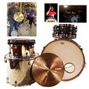 Taylor Hawkins Personally Owned & Played Drum Kit from 2005 Foo Fighters "In Your Honor" Tour - Also