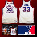 Shaquille O'Neal PHOTO MATCHED Game Worn Jersey from 1989 McDonald's All-American Game - The