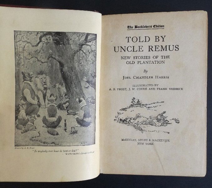 Harris, Told by Uncle Remus New Stories, 1906 Frost ill (1 of 13)