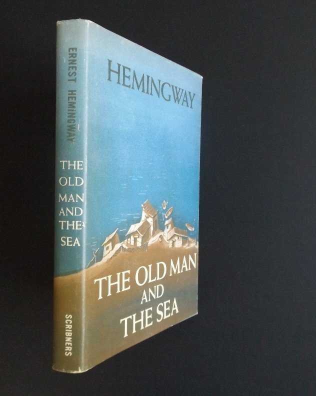 Hemingway, The Old Man and the Sea, 1952, FEL: "The Old Man and the Sea", by Ernest Hemingway, published by Charles Scribner's Sons, 1952. Exact facsimile edition of the First Printing ("A"), authorized by Mary Hemingway and published by the First