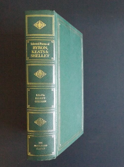 Poems of Byron, Keats and Shelley, 1st Classics 1960s: "Poems of Byron, Keats and Shelley", Selected and Edited by Elliott Coleman, illustrations by Barnett I. Plotkin, , stated First Edition of the Programmed Classics, published by Communication and Stud