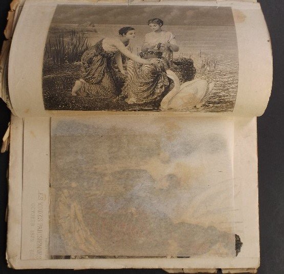 Peterson Ladies National Magazine, October 1879: Victorian piece of history, with great stories, music, art, home and fashion. Wonderful period ads. "Peterson's Ladies National Magazine, October 1879 - VOL. LXXVI", published by Charles J. Peterson, 