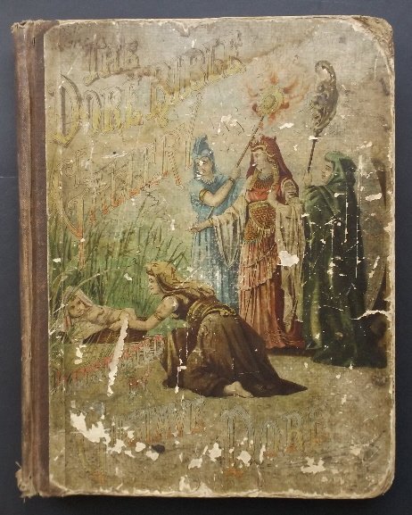 Gustave Dore, Bible Gallery, 100 wood engravings 1890s: "The Dore Bible Gallery, Containing One Hundred Illustrations and a Page of Explanatory Letterpress facing each.", illustrated by Gustave Dore, published by Hurst & Co., New York, undated [1890s]. Pau