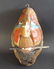 Vintage Hawaiian Tiki Head Carved Coconut Shell - 2