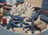 Artist's Studio with cat, wood carved relief Folk Art - 4