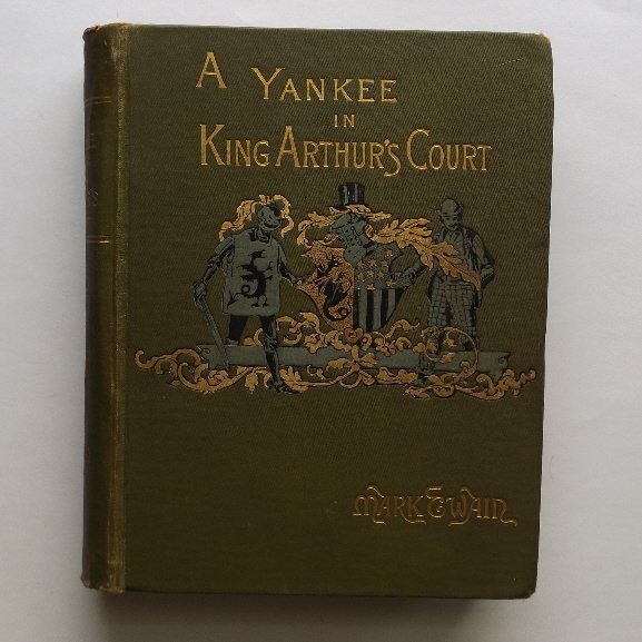 Twain, Connecticut Yankee in King Arthurs Court 1st/1st: First printing, second state of the First original Author's Edition with 220 superb illustrations. "A Connecticut Yankee in King Arthur's Court", by Mark Twain (Samuel L. Clemens) with 220 illustratio