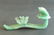 Chinese Green Jade Hand Carved Ruyi Scepter with 2 Bats - 10