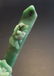 Chinese Green Jade Hand Carved Ruyi Scepter with 2 Bats - 12