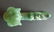 Chinese Green Jade Hand Carved Ruyi Scepter with 2 Bats - 13
