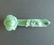 Chinese Green Jade Hand Carved Ruyi Scepter with 2 Bats - 5