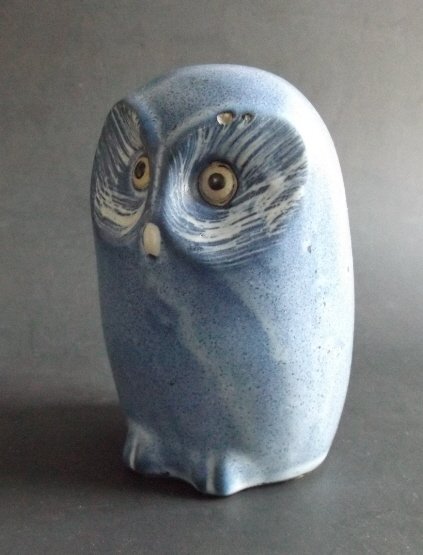 Owl Figurine Pigeon Forge Pottery Tennessee: Owl Figurine, signed in clay "Pigeon Forge Pottery Tenn." The Pigeon Forge Pottery was located in Pigeon Forge, Tennessee near Gatlinburg and the Great Smokey Mountains National Park. The pottery was 