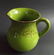 De Silva Italy Green Pitcher, Pottery Mid-Century - 4