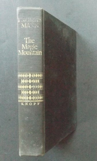 Thomas Mann, Magic Mountain, 1958 Printing, Novel: "The Magic Mountain" ["Der Zauberberg"], by Thomas Mann, translated from the German by H.T. Lowe-Porter, published by Knopf, New York. Stated 10th printing of the reset edition, September 1958. "The M