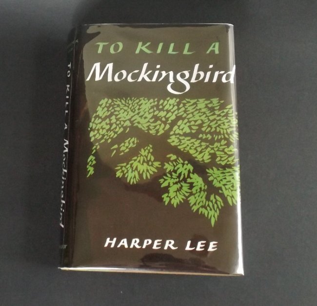 Harper Lee, To Kill a Mockingbird, 1stEd. 20th Print: "To Kill a Mockingbird", by Harper Lee, published by J.B. Lippincott Company, True First Edition without 'W' on the copyright page, 20th Printing Printing with facsimile of the first printing dust jac