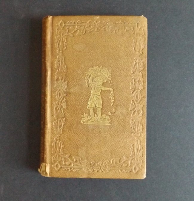 Edgarton, Language of Flowers & Poetry 1stEd. 1843: "The Flower Vase; containing The Language of Flowers and Their Poetical Sentiments", by Miss S.C. Edgarton, Lowell: Powers and Bagley, 1843, copyright 1843 by A.C. Bagley, First Edition. The book incl