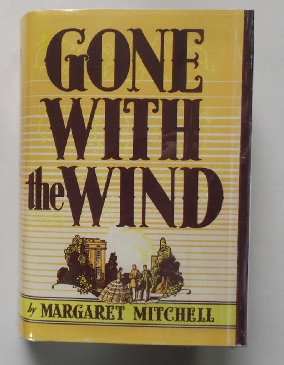 Mitchell, Gone With The Wind, 1st/1st MAY Printing 1936: First Edition, First May 1936 Printing. "Gone with the Wind", by Margaret Mitchell, first edition, first printing, published by the Macmillan Company in May 1936. The May printing was recalled and the