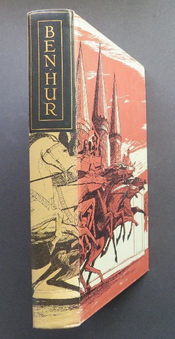 Wallace, Ben Hur Tale of the Christ 1960 illustrated: "Ben-Hur; A Tale of the Christ" by Lew Wallace. Introduction by Ben Ray Redman, illustrated by Joe Mugnaini, published by Heritage Press, New York, 1960. First published by Harper and Brothers on Nove
