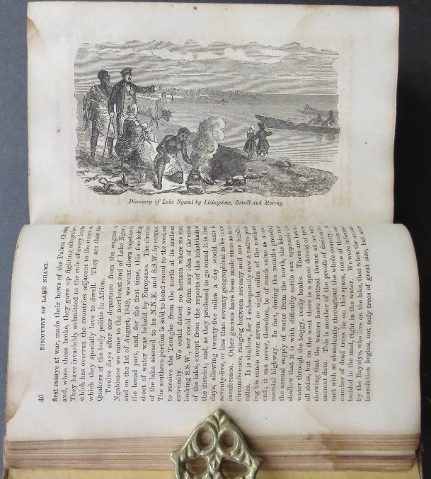 Livingstone Travels South Africa, 1stUS Edition 1858: "Livingstone's Travels and Researches in South Africa; Including a Sketch of sixteen years' residence in the interior of Africa, and a journey from the Cape of Good Hope to Loanda on the West Coast, t