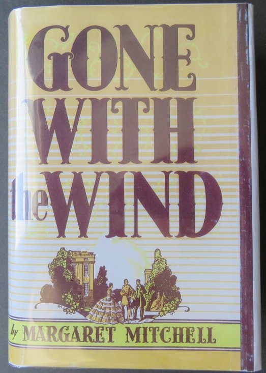 Mitchell, Gone With The Wind, 1stEd. 1936 Nov. Print: "Gone with the Wind", by Margaret Mitchell, First Edition published by the Macmillan Company, New York, November 1936 Printing. [First recalled printing was issued in May 1936; 1st official printing -