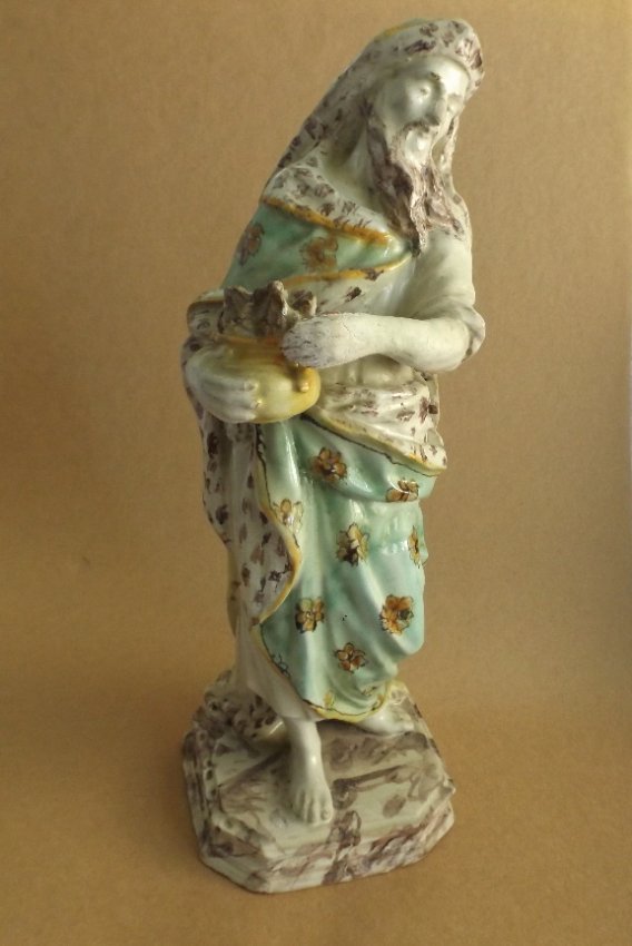 Antique German Baroque Figure Winter Allegory 1680-1710 (1 of 13)
