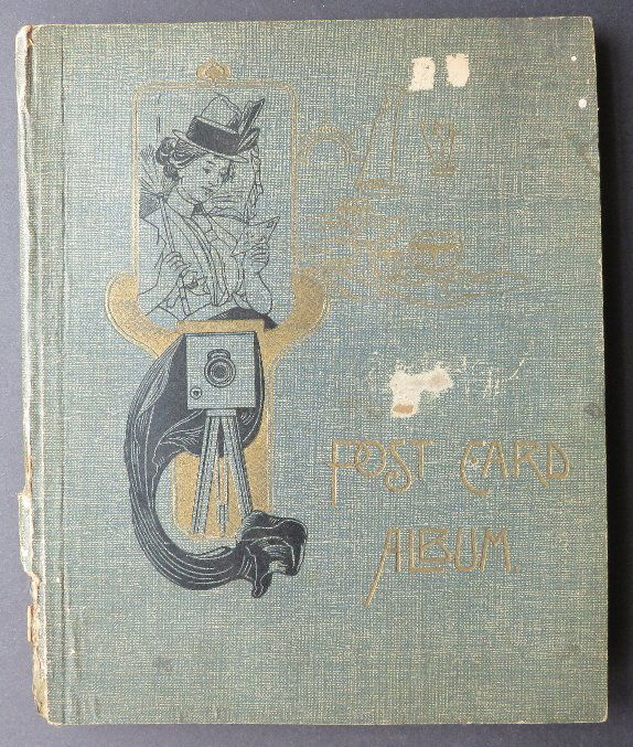Victorian Postcard Album with over 60 postcards 1900s (1 of 19)