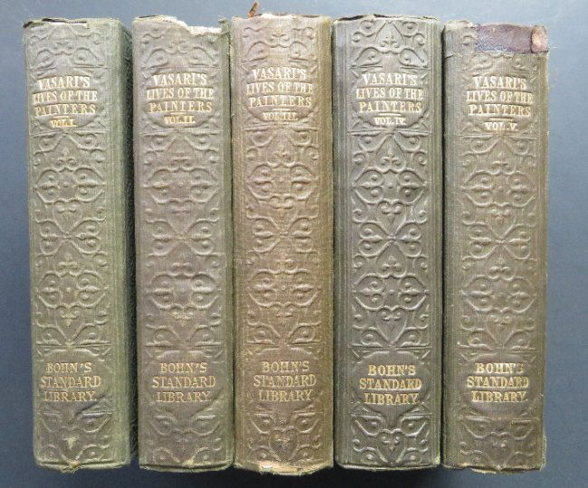 Vasari, Lives of Eminent Artists Architects 5v.Ed.1855 (1 of 20)