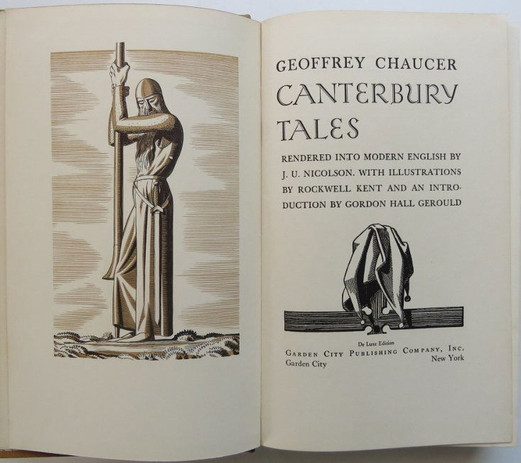 Chaucer, Canterbury Tales in Modern English, 1934 Kent (1 of 14)