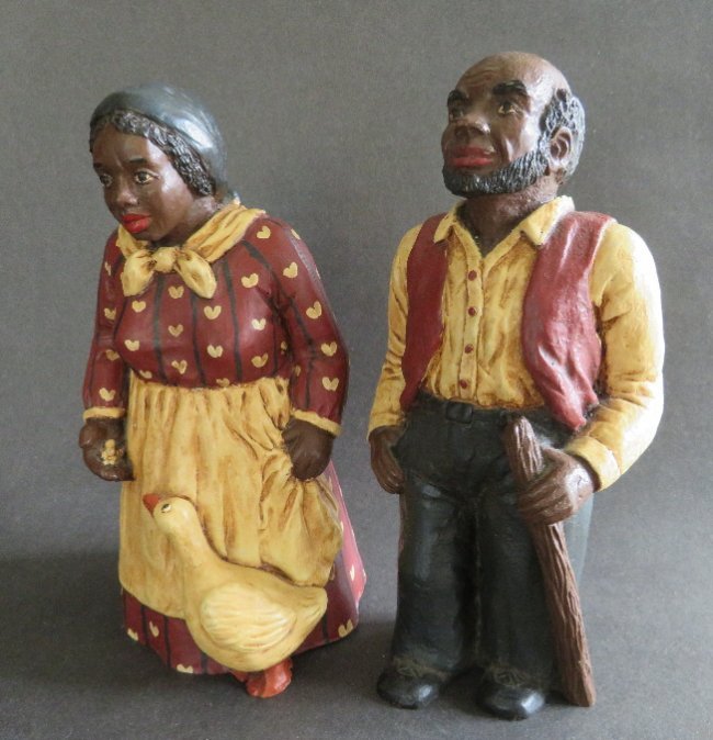 Man and Woman African American figurine, Old South (1 of 13)