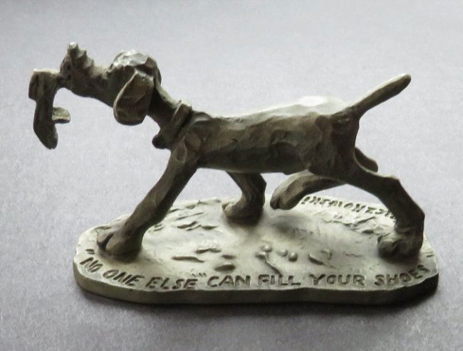 Philip Kraczkowski, Dog Figurine, Pewter 1975 (1 of 9)