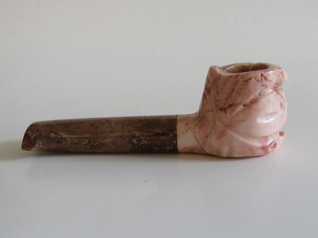 Mexican Indian Stone Carved Tobacco Pipe (1 of 4)