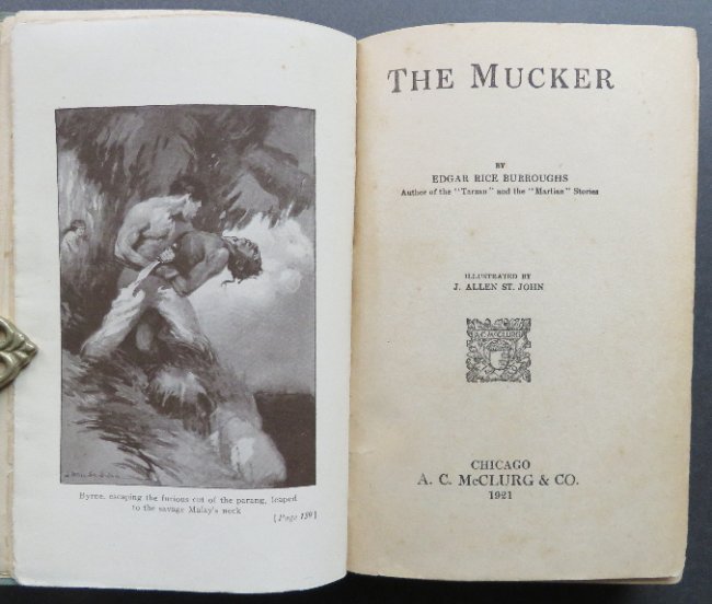 Burroughs The Mucker 1st/1st McClurg 1921 illustrated (1 of 13)