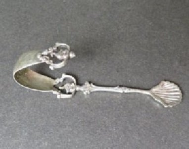 Vintage Dutch Baby Silver Spoon Loop Handle Fantasy (1 of 6)