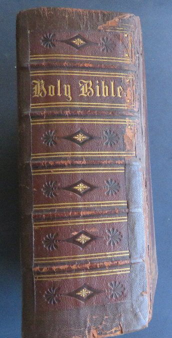 1863 Harding Holy Bible Civil War Era illlustrated (1 of 18)