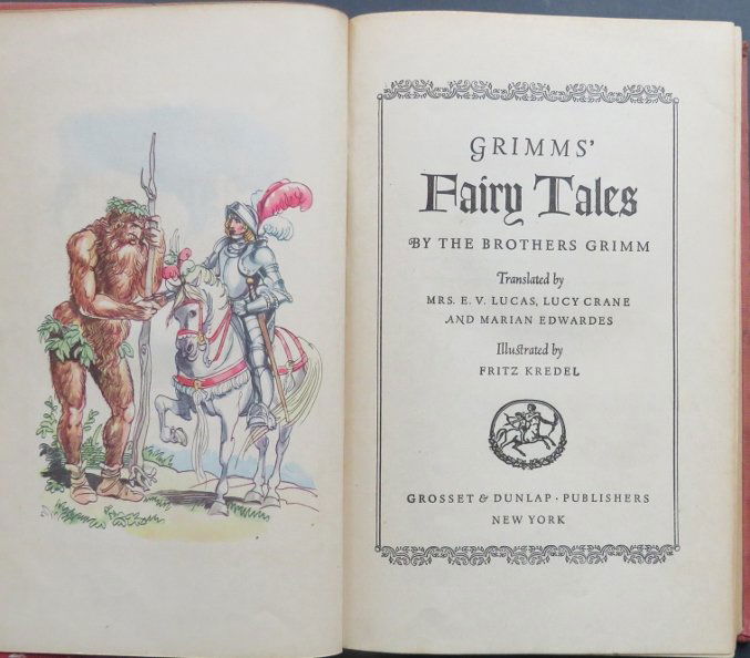 Grimm Fairy Tales 1945, Fritz Kredel Illustrations (1 of 15)