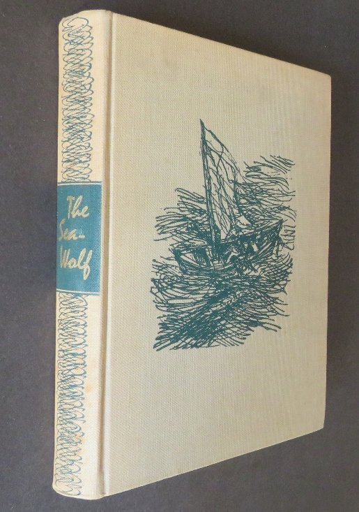 Jack London, The Sea Wolf, 1961 Fletcher Martin illustr: "The Sea-Wolf" by Jack London, with an Introduction by Edmund Gilligan and illustrations by Fletcher Martin, published by Heritage Press, New York, 1961. Hard boards, original publisherâ€™s cloth