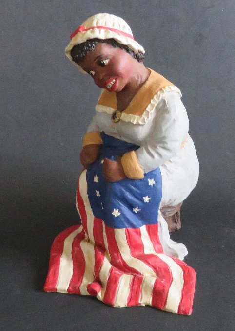 Betsy Ross Sewing US Flag African American figure 1990 (1 of 10)